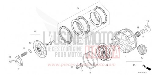 EMBRAYAGE CRF300LRAM de 2021